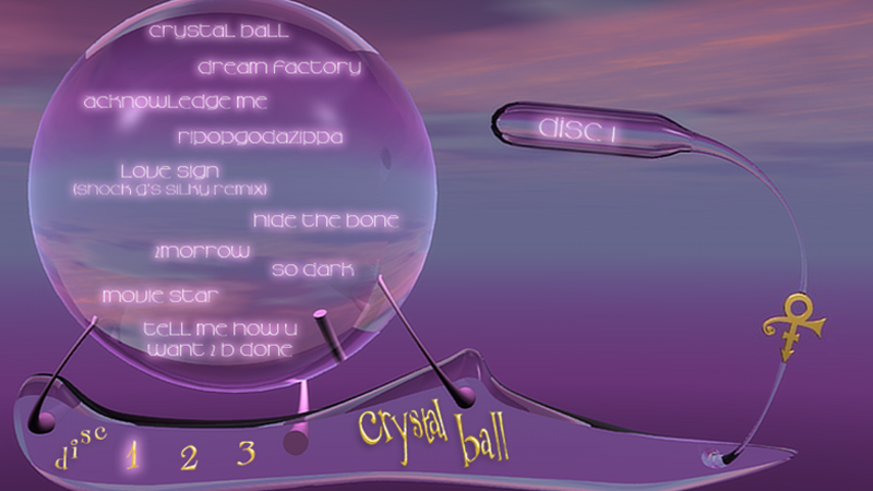 Prince's Crystal Ball Online Lyric Book