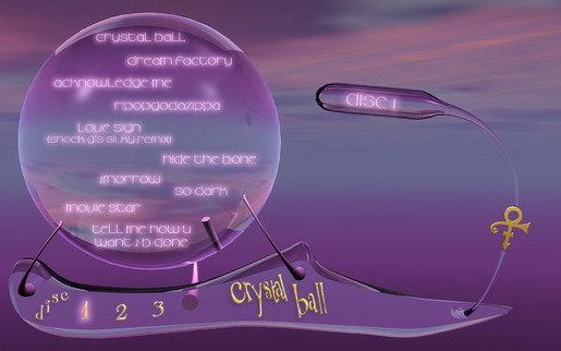 Prince's Crystal Ball Online Lyric Book