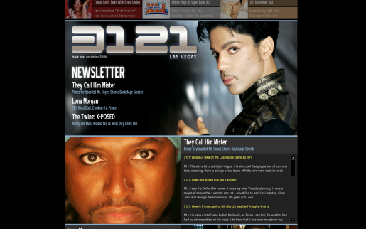 Prince's Official Site, 3121.com